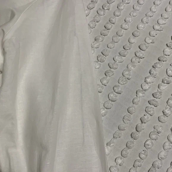 M&S Women Linen Rich Belted Collection Elegant White Shirt Dress Size 18 Quiet - Picture 13 of 16